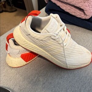 Adidas White and Red Men's Sneakers